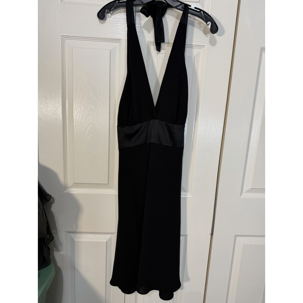 Jones New York Women's Halter With Satin Trim Dress Size 12